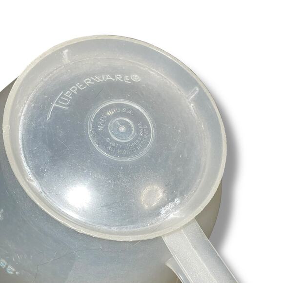 Tupperware 1288 Mix N Store Measuring Pitcher Bowl 4 Cups 32 oz 1 Liter Vintage - Picture 11 of 12